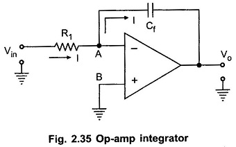 Op Amp Integrator Circuit