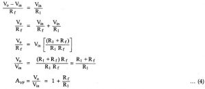 Non Inverting Operational Amplifier - EEEGUIDE.COM