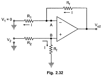 Subtractor using Op Amp or Difference Amplifier Circuit