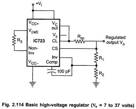 Basic Positive High Voltage Regulator