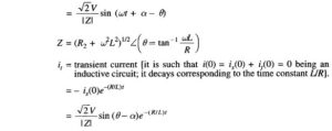 Waveform of a Short Circuit Current on Transmission Line