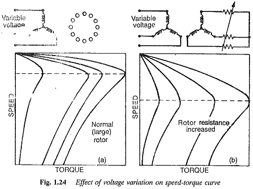 Effect of Voltage Variation in Induction Motor