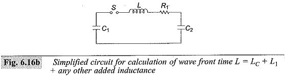 Series Inductance in Impulse Generator Circuit