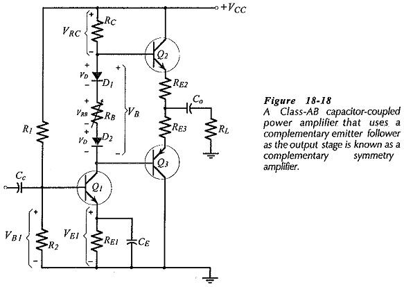 Capacitor Coupled Class AB Output Stage
