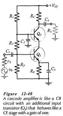 Capacitor Coupled Common Base Amplifier