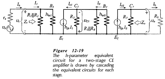 Capacitor Coupled Two Stage CE Amplifier