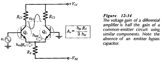 Differential Amplifier Circuit using Transistors