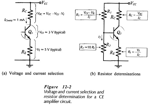 Single Stage Common Emitter Amplifier Circuit