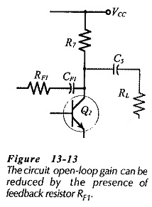 Two Stage CE Amplifier using Series Voltage Negative Feedback