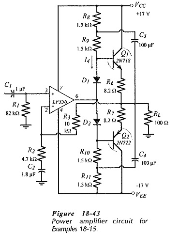 BJT Power Amplifier with Op Amp Driver