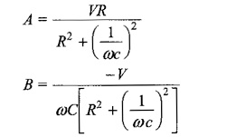Sinusoidal Response of RC Circuit