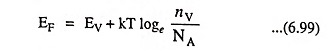 Fermi Level in an N-Type Extrinsic Semiconductor