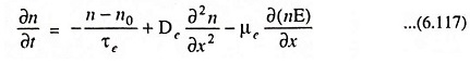 Continuity Equation in Semiconductor