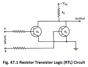Resistor Transistor Logic (RTL) Circuit