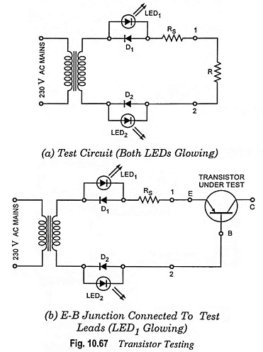 Transistor Lead Identification and Testing