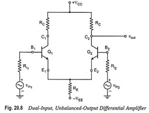 Read more about the article Dual Input Unbalanced Output Differential Amplifier
