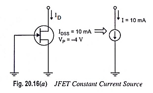 Constant Current Source in Differential Amplifier
