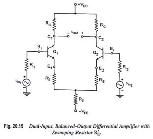 Swamping Resistor in Differential Amplifier - EEEGUIDE.COM
