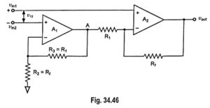 Read more about the article Differential Amplifier with two Op Amps