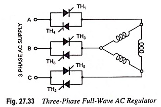 Three Phase Full Wave AC Regulator