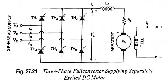 Three Phase Converter Circuit