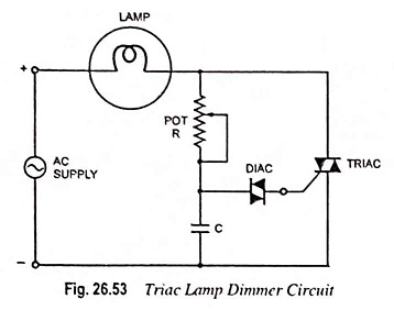 Triac Lamp Dimmer Circuit