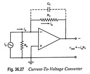 Current to Voltage Converter Circuit Circuit Diagram