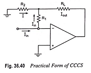 Current Controlled Current Source (CCCS) Circuit