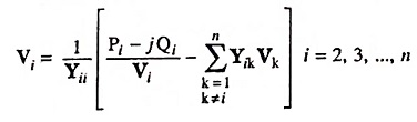 Gauss-Seidel load flow