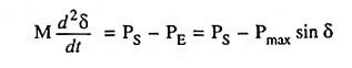 Swing Equation of a Single Machine